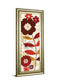 Floral Pop Panel I By Mo Mullan - Framed Print Wall Art - Red