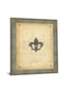 Ornate Crest - 28" x 34" Framed Wall Art - Beige