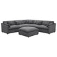 Hobson - Upholstered Modular Sectional Sofa With Ottoman