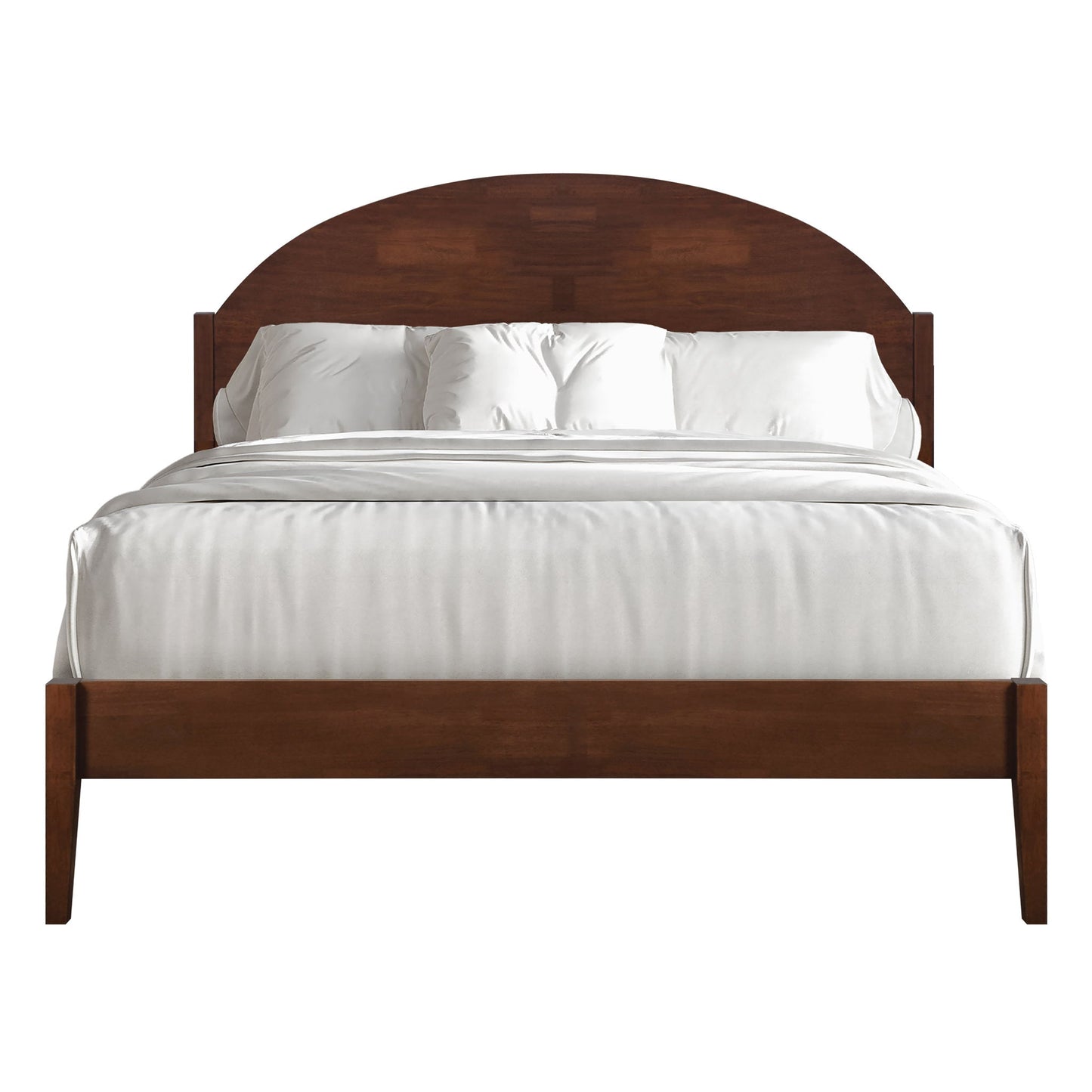 Rowland - 5/0 Queen Platform Bed Only - Walnut