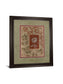 Verdant Scrolls - 34" x 40" Framed Wall Art - Beige