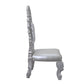 Valkyrie - Side Chair Set of 2) - Synthetic Leather & Antique Platinum