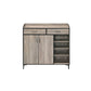 Pavati - 48" Shoe Cabinet - Rustic Gray Oak