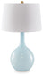 Rylanton - Glass Table Lamp - Aqua
