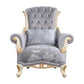 Galelvith - Chair With Pillows - Gray Fabric