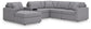 Modmax - U-Shaped Sectional - Granite