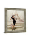 Chic Stroll - 28" x 34" Framed Wall Art - Beige