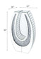 Noralie - Accent Decor - Mirrored & Faux Diamonds