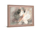 Whispered Petal Dawn - 28" x 34" Framed Wall Art - Beige