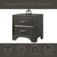 Carine II - Nightstand - Gray