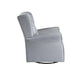 Zeger - Swivel Chair With Glider - Gray Fabric