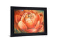 Saffron Petal Radiance - 28" x 34" Framed Wall Art - Orange
