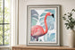 22x26 Flamingo Splash I By Annie Warren - Pink