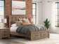 Oliandon - Panel Storage Bed