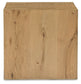 Bracken - Square End Table - Light Brown