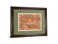 Redhead Among Flowers By Alphonse Mucha - Framed Print Wall Art - Pink
