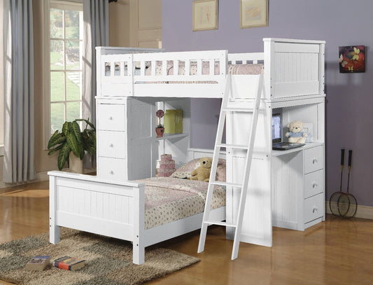Willoughby - Twin Loft Bed - White