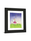 Felicity Wishes I By Emma Thomson - Framed Print Wall Art - Blue