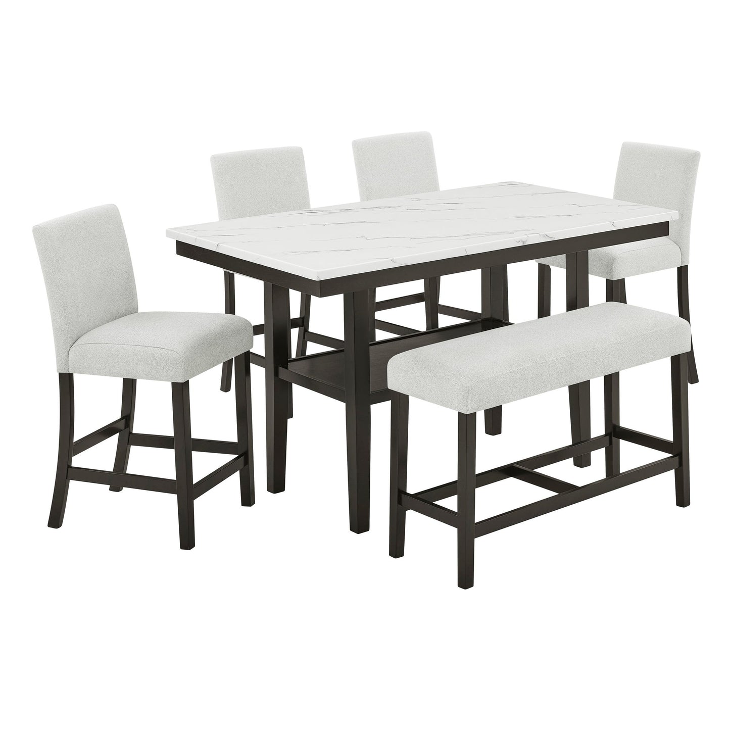 Carissa - Rectangle Counter Dining Set