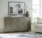 Darlock - Accent Cabinet - Warm Gray