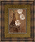 Flores En Umber I By Nan - Framed Print Wall Art - Light Brown
