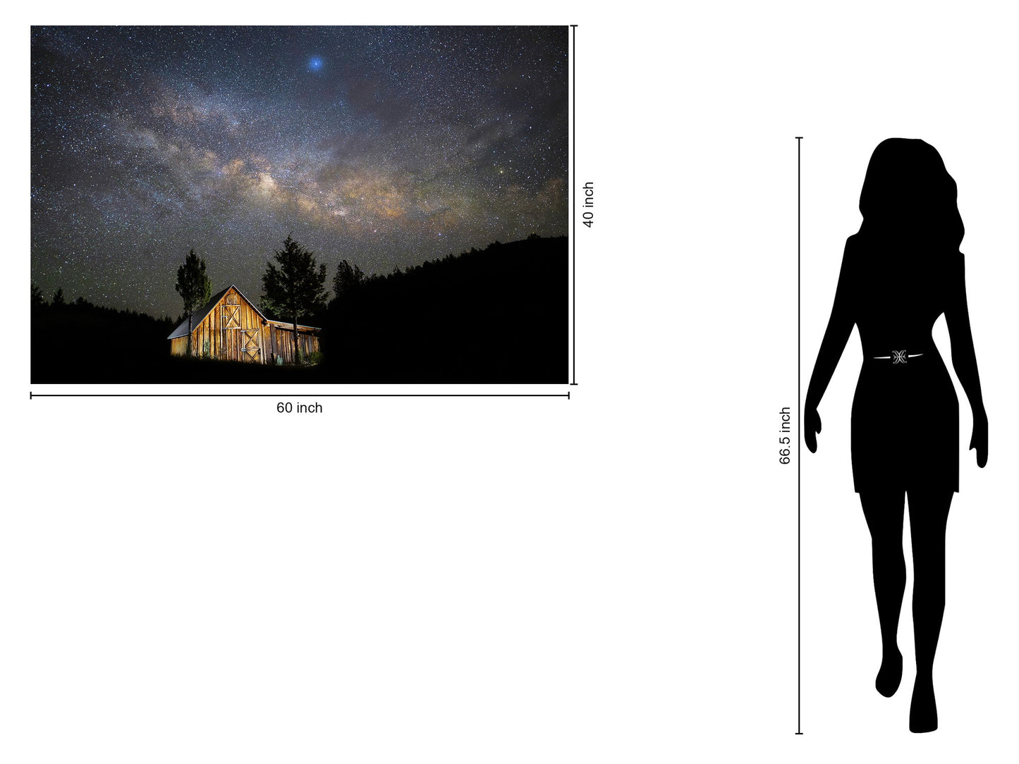 Tempered Glass With Foil - Starry Barn - Dark Gray
