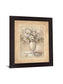 Ivory Blossom Vase - 28" x 34" Framed Wall Art - Beige
