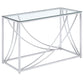 Lille - Glass Top Entryway Sofa Console Table Accents
