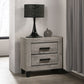 Mari - Nightstand - Light Gray Finish