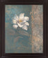 Opaline Majesty - 28" x 34" Framed Wall Art - Blue