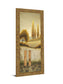 Beyond The Village By Michael Marcon - Framed Print Wall Art - Beige