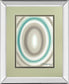 Concentric Ovals #1 By David Bromstad - Mirror Framed Print Wall Art - Beige