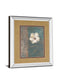 Floral Trans Il By Vivian Flasch - Mirror Framed Print Wall Art - Light Brown
