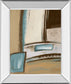 Time Flies On I By Patricia Pinto - Mirror Framed Print Wall Art - Beige