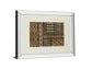 Kuba Abstract By Sue Schlabach - Mirror Framed Print Wall Art - Light Brown