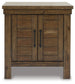 Moriville - Rectangular End Table - Grayish Brown
