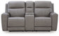 5Z-Comfort - Relaxation - Power Reclining Loveseat with Console / Adj Headrest