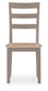 Harperfeld - Dining Room Side Chair (Set of 2) - Natural / Gray