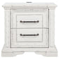 Mckinney - 2-Drawer Nightstand With Dual USB - Vintage White