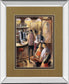 Entre Copas By Didier Lourenco - Mirror Framed Print Wall Art - Light Brown