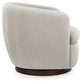 Annbury - Swivel Accent Chair - Light Beige