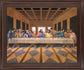 Gathered Reflections - 28" x 34" Framed Wall Art - Dark Brown