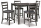 Bridson - Square Counter TBL Set (Set of 5) - Gray