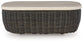 Kimora - Rectangular Cocktail Table - Beige / Dark Brown