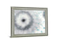 Frosted Petal Burst - 28" x 34" Framed Wall Art - Gray
