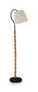 Corinwell - Wood Floor Lamp - Brown / Black