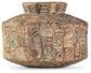 Meltland - Vase - Square - Natural / Black