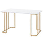 Estie - Writing Desk Same Ac00902) - White & Gold