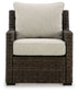 Brook Ranch - Lounge Chair With Cushion - Brown