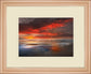 Before The Moon By Mike Calascibetta - Framed Print Wall Art - Red